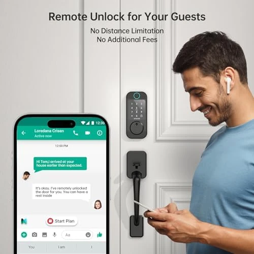 Smart Front Door Lock Set — Smart Lock, SMONET
