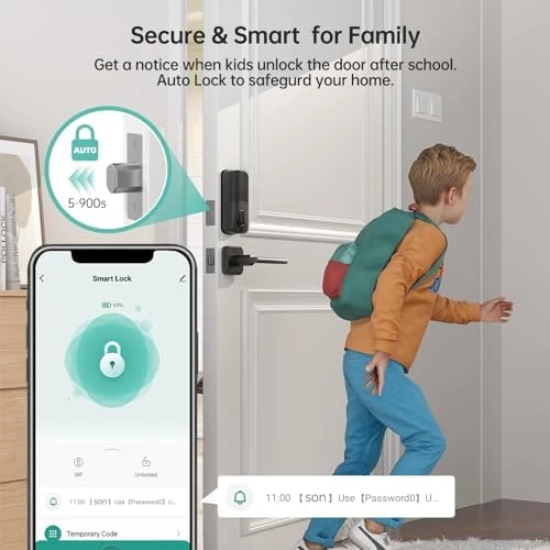 Smart Front Door Lock Set — Smart Lock, SMONET
