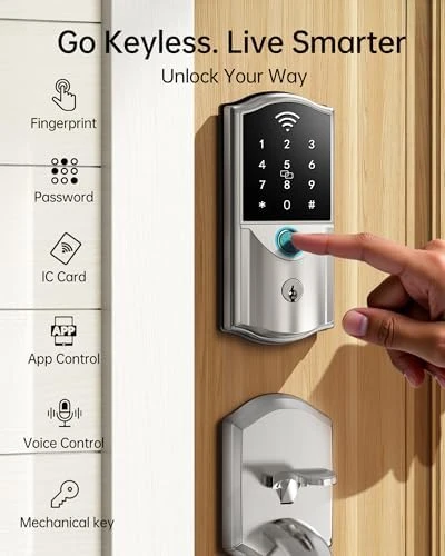 Smart Front Door Lock with Handle — Smart Lock, Firstriver