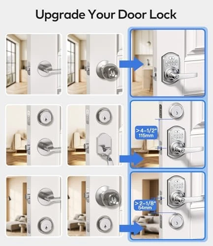 Smart Keypad Door Lock with Handle — Smart Lock, TEEHO