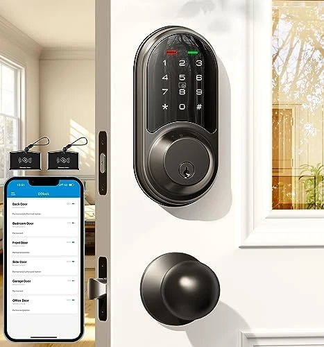Smart Lock with 2 Knob Handle Set — Smart Lock, Veise