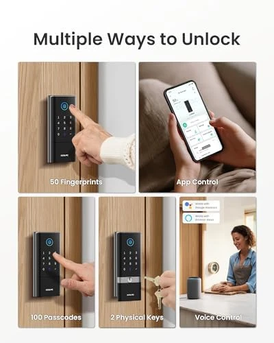 Smart Lock with 3D Fingerprint and WiFi — Smart Lock, DESLOC