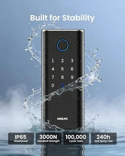 Smart Lock with 3D Fingerprint and WiFi — Smart Lock, DESLOC
