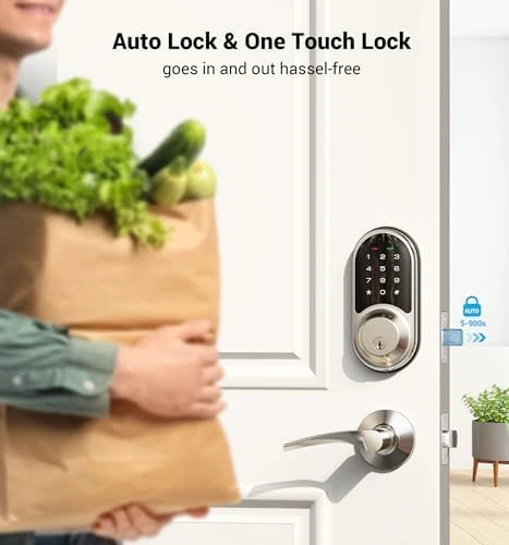 Smart Lock with Lever Handle Set — Smart Lock, Veise