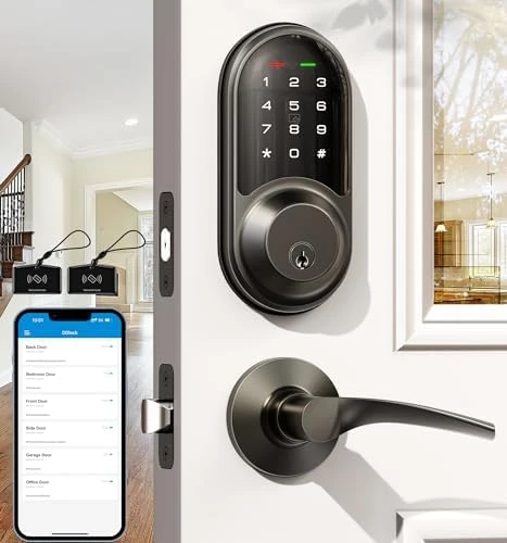 Smart Lock with Lever Handle Set — Smart Lock, Veise