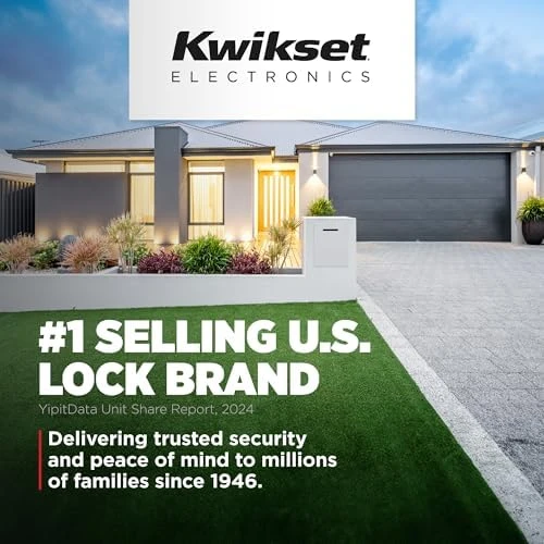 Touchscreen Lock with Z-Wave Long Range — Smart Lock, Kwikset