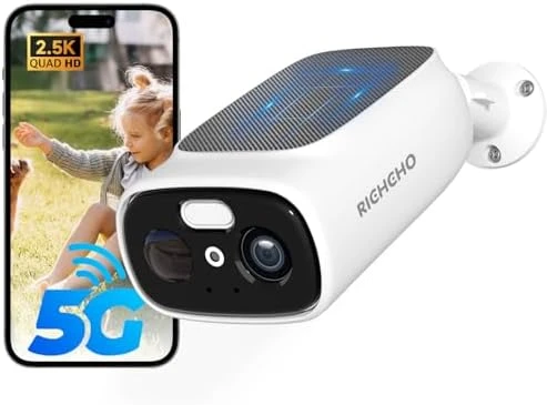 WiFi Cameras with Double Solar Panels — Security Camera, RICHCHO