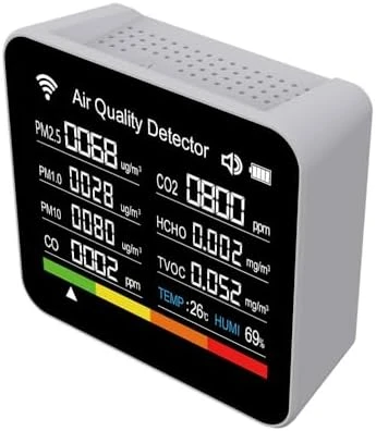 14-in-1 Portable Smart Air Quality Monitor — Air Quality Monitor, DZ-SCIE