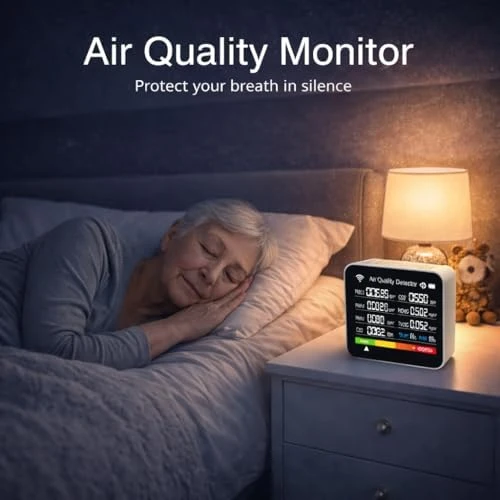 14-in-1 Portable Smart Air Quality Monitor — Air Quality Monitor, DZ-SCIE
