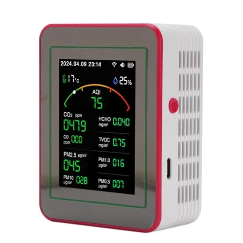 15-in-1 WiFi Air Quality Monitor — Air Quality Monitor, Eujgoov