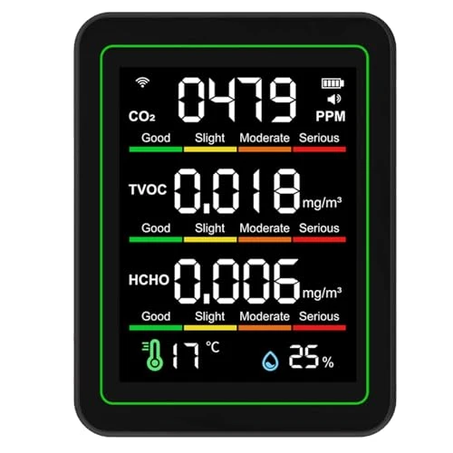 5-in-1 WiFi Air Quality Detector — Air Quality Monitor, Zunate