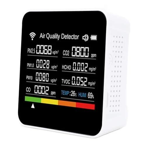 Air Quality Detector, 14-in-1 Indoor Meter with PM2.5 Display — Air Quality Monitor, Zunate