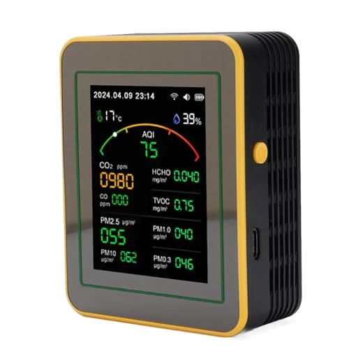 Air Quality Detector PM2.5 Meter PM10 Monitor CO2 Tester — Air Quality Monitor, LiebeWH