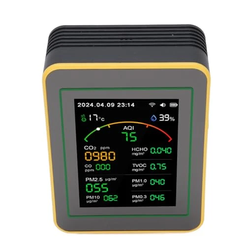 Air Quality Detector PM2.5 Meter PM10 Monitor CO2 Tester — Air Quality Monitor, LiebeWH