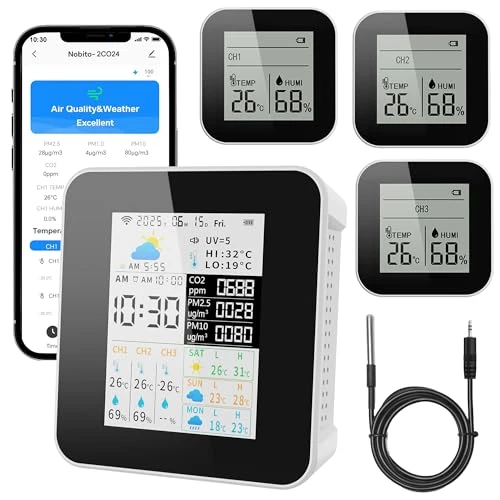 Air Quality Monitor with 17 Parameters and APP Control — Air Quality Monitor, JIYINGDUO