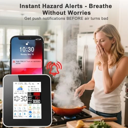 Air Quality Monitor with 17 Parameters and APP Control — Air Quality Monitor, JIYINGDUO