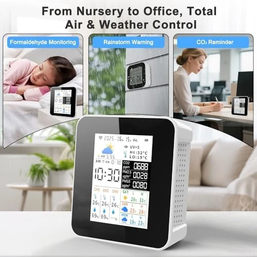 Air Quality Monitor with 17 Parameters and APP Control — Air Quality Monitor, JIYINGDUO