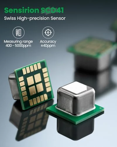 CO2 Monitor with Voice — Air Quality Monitor, Newentor
