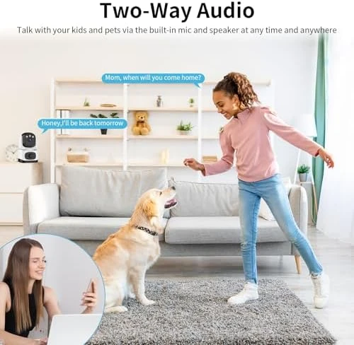 Indoor Security Camera with Smoke Detection — Security Camera, Vstarcam