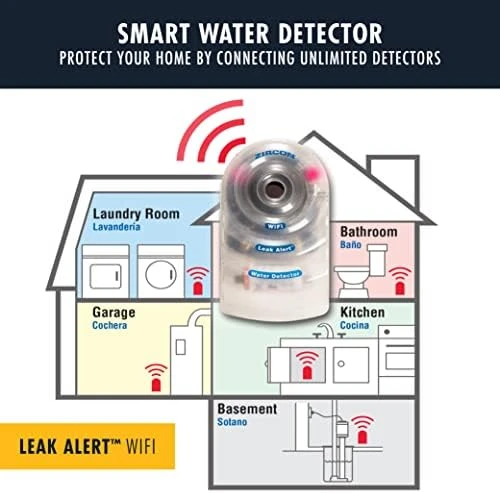 Leak Alert WiFi — Water Shut Off Valve, ZIRCON