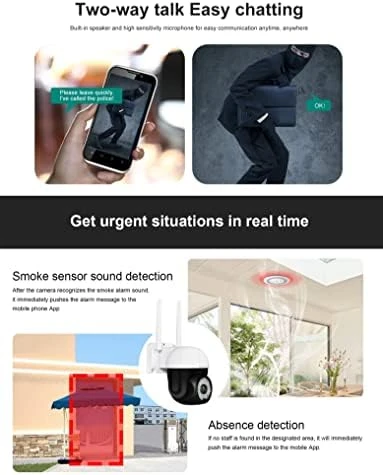 Security Camera Outdoor with Floodlight — Security Camera, visiPower