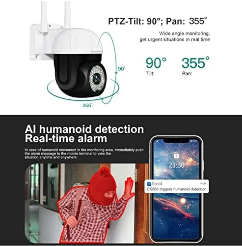 Security Camera Outdoor with Floodlight — Security Camera, visiPower