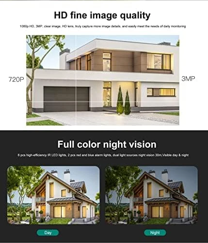 Security Camera Outdoor with Floodlight — Security Camera, visiPower