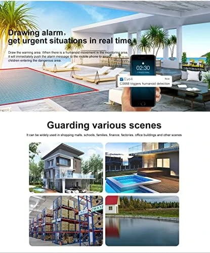 Security Camera Outdoor with Floodlight — Security Camera, visiPower