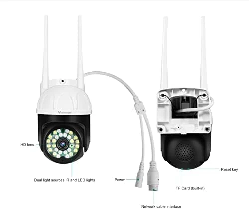 Security Camera Outdoor with Floodlight — Security Camera, visiPower
