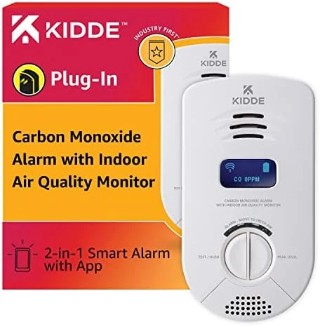 Smart Carbon Monoxide Detector & Indoor Air Quality Monitor + Leak & Freeze Sensor — Air Quality Monitor, Kidde