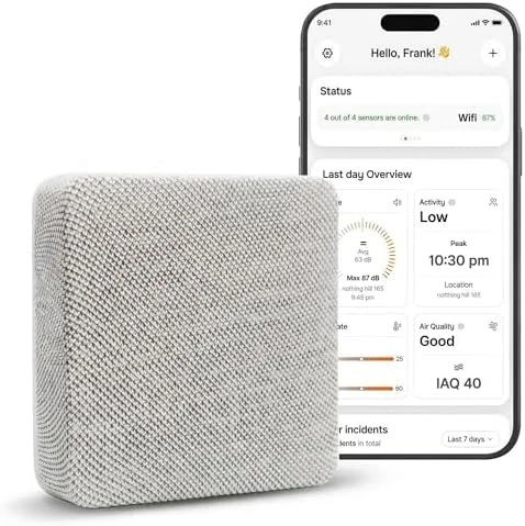 Smart Home Agent — 9-in-1 Smart Sensor, Noise & Motion Detector, Air Quality Monitor — Air Quality Monitor, Layla Eco Store