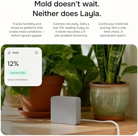 Smart Home Agent — 9-in-1 Smart Sensor, Noise & Motion Detector, Air Quality Monitor — Air Quality Monitor, Layla Eco Store