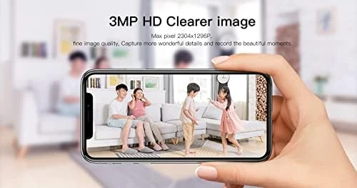Smart Indoor WiFi IP Camera Pan & Tilt — Security Camera, visiPower