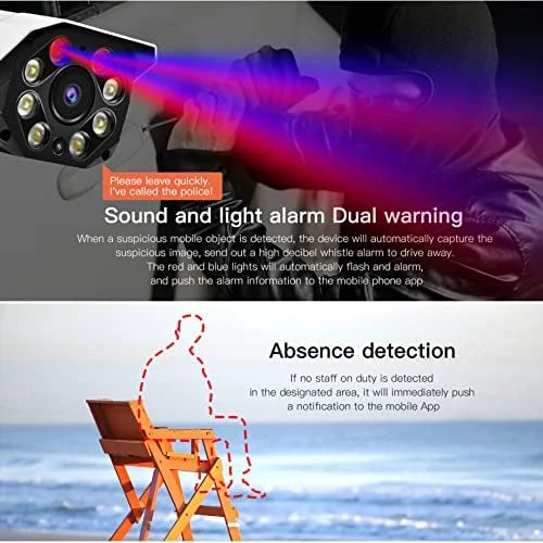 Smart Outdoor Bullet WiFi Camera — Security Camera, visiPower
