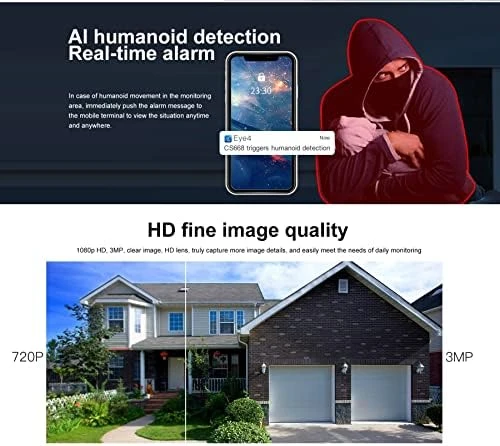 Smart Outdoor Bullet WiFi Camera — Security Camera, visiPower