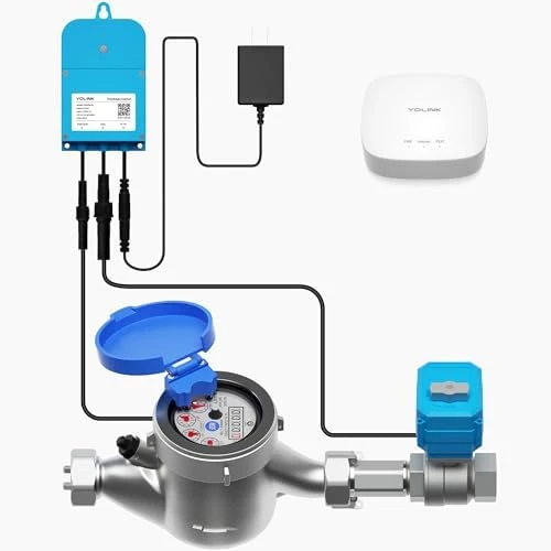 Smart Water Usage Monitor and Leak Detection — Water Shut Off Valve, YoLink
