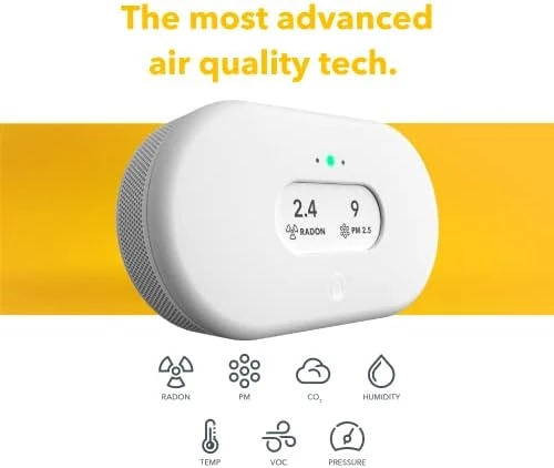 View Plus - Battery Powered Radon & Air Quality Monitor — Air Quality Monitor, Airthings