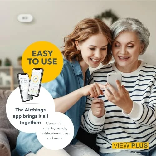View Plus - Battery Powered Radon & Air Quality Monitor — Air Quality Monitor, Airthings