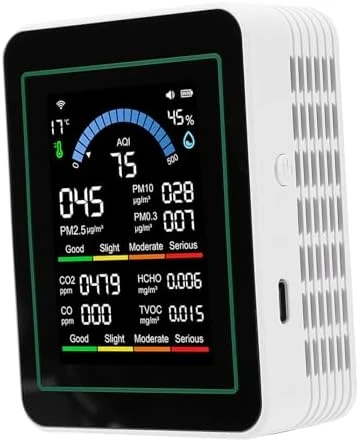 10-in-1 WiFi Air Quality Meter — Air Quality Monitor, Yobadam