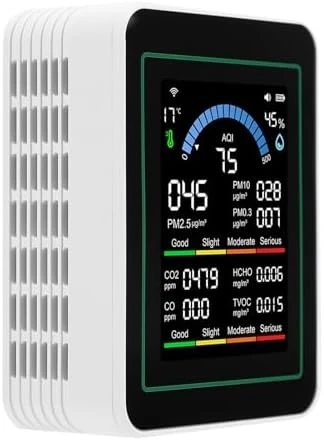 10-in-1 WiFi Air Quality Meter — Air Quality Monitor, Yobadam