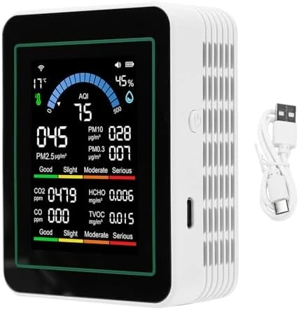 10-in-1 WiFi Air Quality Meter — Air Quality Monitor, Yobadam