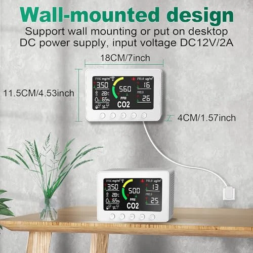 12 in 1 Air Quality Monitor for Home — Air Quality Monitor, AIRNERGY