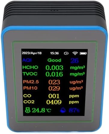 12-in-1 WiFi Air Quality Meter — Air Quality Monitor, ZAICOLER