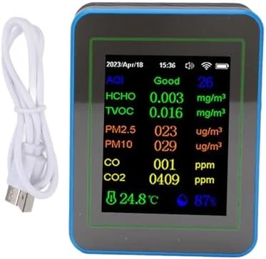 12-in-1 WiFi Air Quality Meter — Air Quality Monitor, ZAICOLER