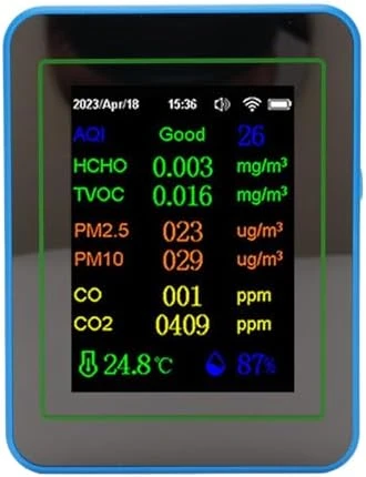 12-in-1 WiFi Air Quality Meter — Air Quality Monitor, ZAICOLER