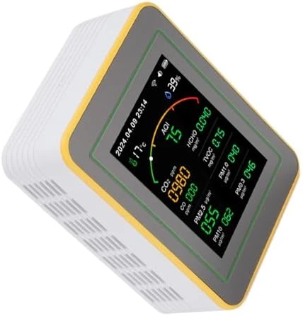 Air Quality Detector, 15 in 1 WiFi App Control — Air Quality Monitor, Eujgoov