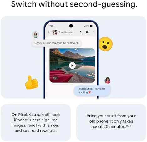 Pixel 10 - Unlocked Android Smartphone - Gemini AI Assistant - Advanced Triple Rear Camera, Fast-Charging 24+ Hour... — Smartphones, Google
