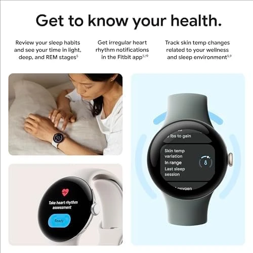 Pixel Watch 2 with Best of Fitbit and Google - Heart Rate Tracking, Stress Management, Safety Features - Android... — Smart Watch, Google