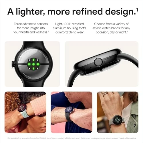 Pixel Watch 2 with Best of Fitbit and Google - Heart Rate Tracking, Stress Management, Safety Features - Android... — Smart Watch, Google