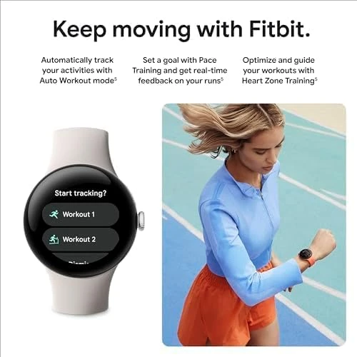 Pixel Watch 2 with Best of Fitbit and Google - Heart Rate Tracking, Stress Management, Safety Features - Android... — Smart Watch, Google